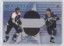 2001-02 ITG Be A Player Memorabilia Dual All-Star Jersey /60 Rob Blake HOF 1p3