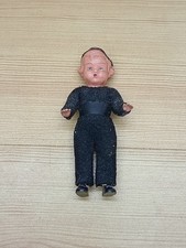 Vintage Edi Puppe Zelluloid 9,5 cm Deutsch Holländisch Puppenhaus Figur Spielzeug 