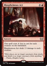 MTG DSC R Blasphemous Act #160 NM
