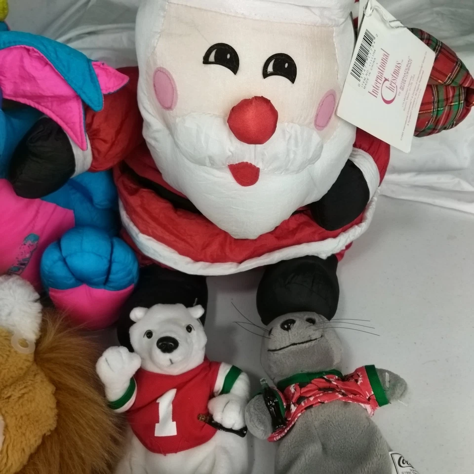 复古毛绒 18 件装混合品牌 Looney Tunes 可口可乐稀有填充动物玩具 — 第 2/4 张图片