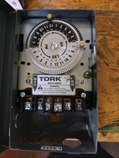 TORK 1109A-O 120-277V 40A Multi-Volt Mechanical Lighting Switch Timer