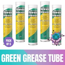 Ultra Heavy Duty Green High Temp Grease Tube 14oz - NLGI 2  Pack of 5