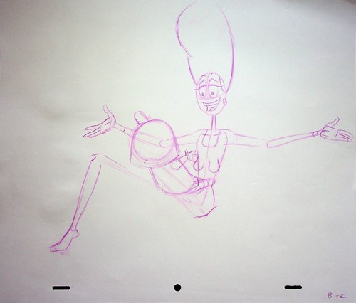 The Oblongs 2001 Production Hand-Drawn Animation Pencil Film Roman