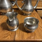 Vintage Woodbury Pewterers Coffee Pot & Tea Pot Set With Creamer & Sugar Bowl ￼ — photo 9