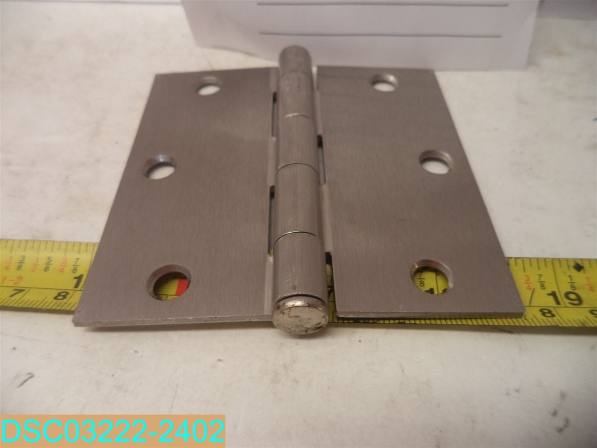 QTY=15: Satin Nickel Door Hinges 3.5 x 3.5 Inch | eBay