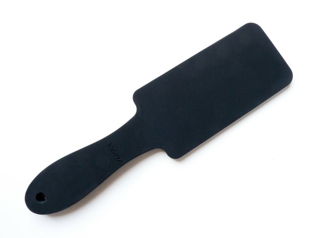 Tantus Gen Silicone Paddle Black 12.5/" Dom Sub Role Play Costume Silky Silicone