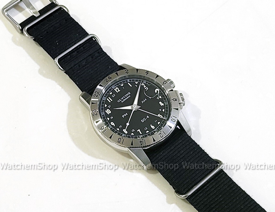 GLYCINE★DC-4★airmanGL0072★24時間時計 GLYCINE☆DC-4☆airmanGL0072☆24時間時計