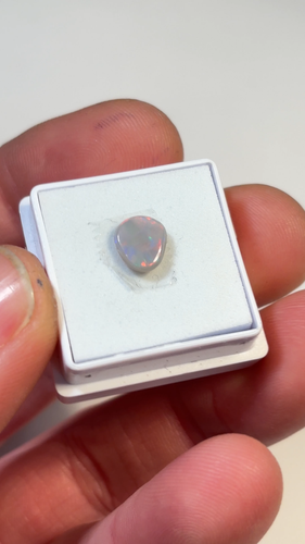 0.95 crt Lightning Ridge Semi Black Pear Opal Cabochon Gem Australian Eo-1035 - Video 1 of 1