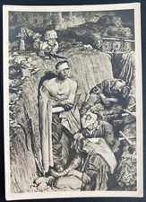 Mint Germany Picture Postcard army Art Series Franz Eichhorst Stalingrad Battle