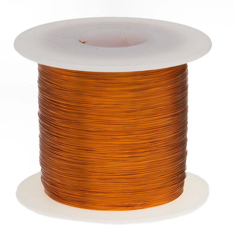 REMINGTON INDUSTRIES 30 AWG Gauge Enameled Copper Magnet Wire 1.0 lbs 3136' Length 0.0114" 200C Nat