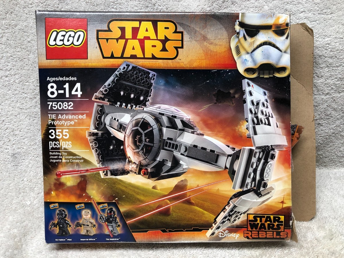 75082 TIE ADVANCED PROTOTYPE star wars lego legos set OPENED BOX