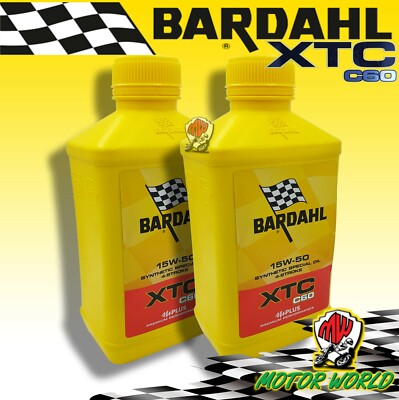 324140 - 2 Liter BARDAHL Motoröl Motorrad XTC C60 15W50 Promo