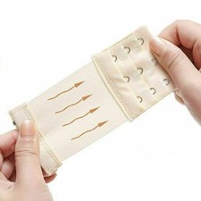4Pcs Adjustable Bra Extender 2/3/4 Hook with Elastic Underwear Strap Extension,