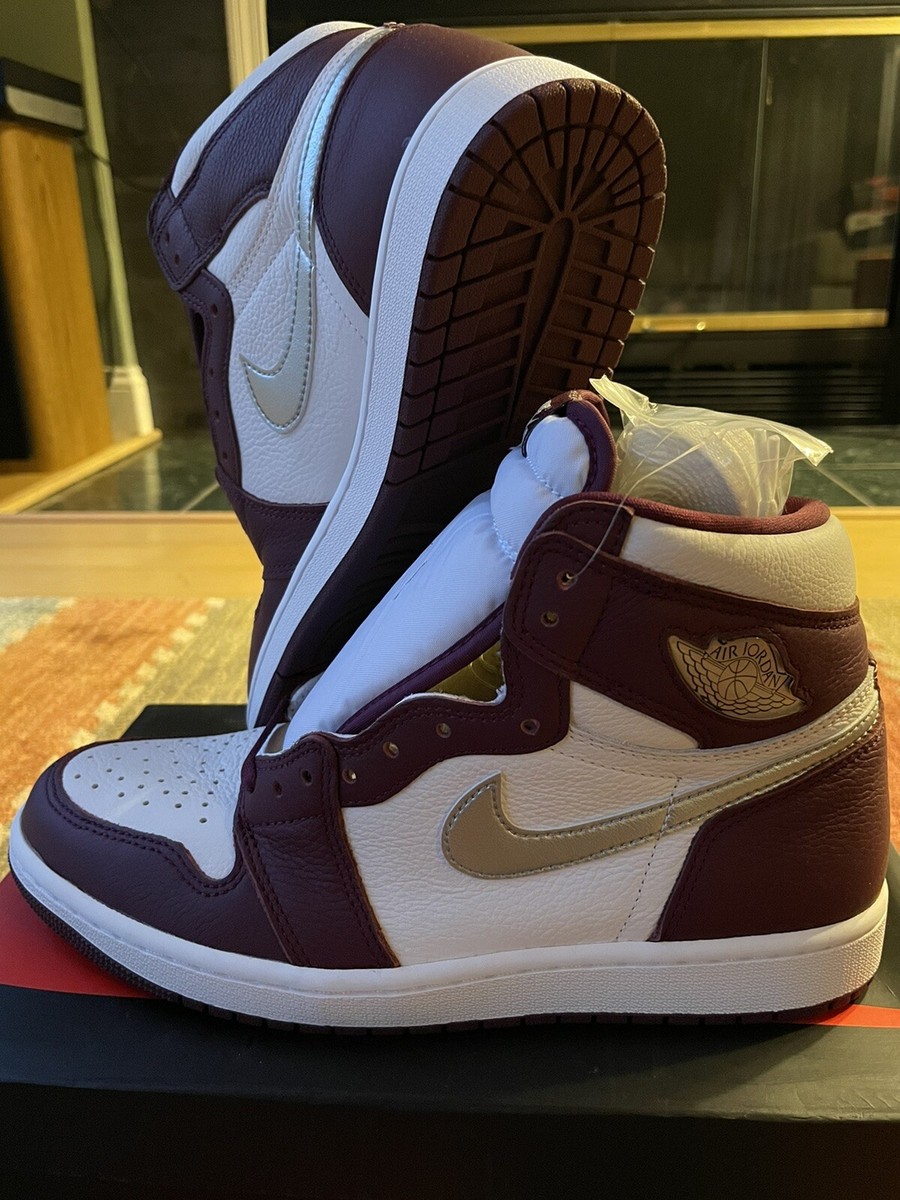 Air Jordan 1 Retro‎ High OG Men\'s Size 9 Bordeaux 555088-611 s-l400.jpg main image 3