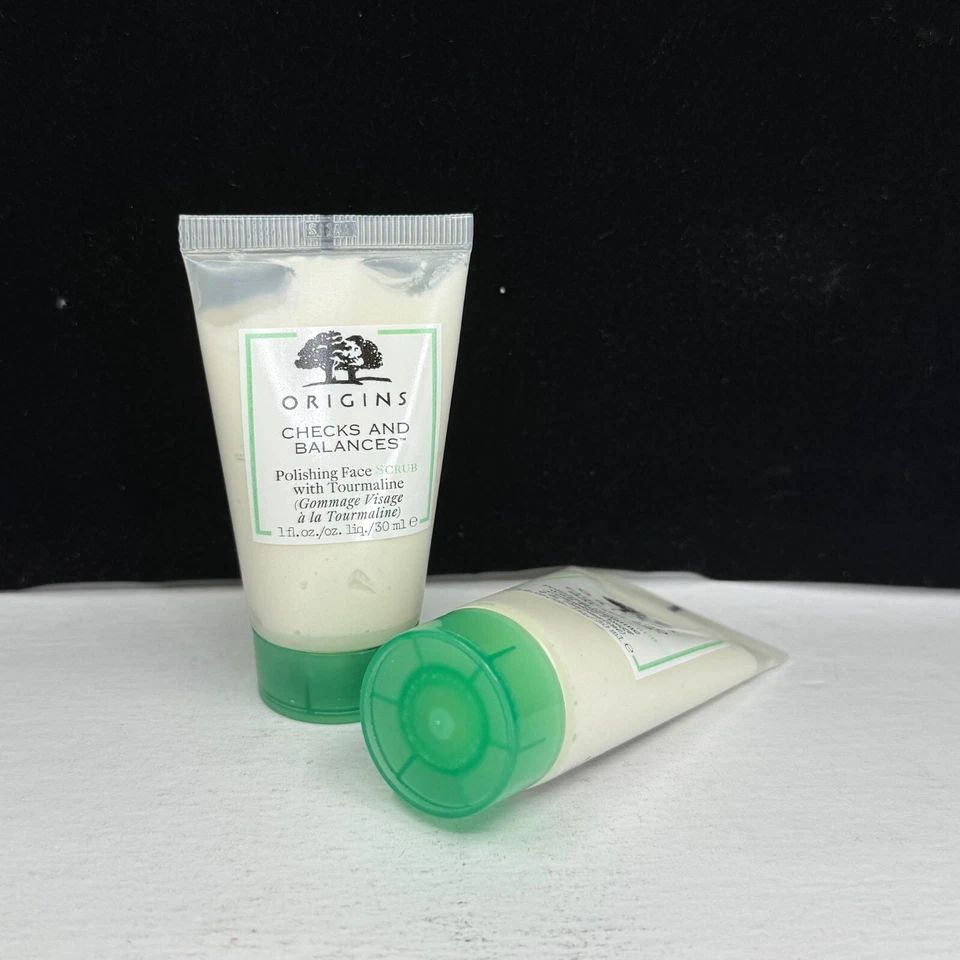 Origins Checks Balances Polishing Face Scrub W/Tourmaline 2 oz total [LOT OF 2] - Image 4 of 4