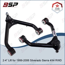 Front Upper Control Arms for 2-4” Lift for 1999-2006 Silverado Sierra 4X4 RWD