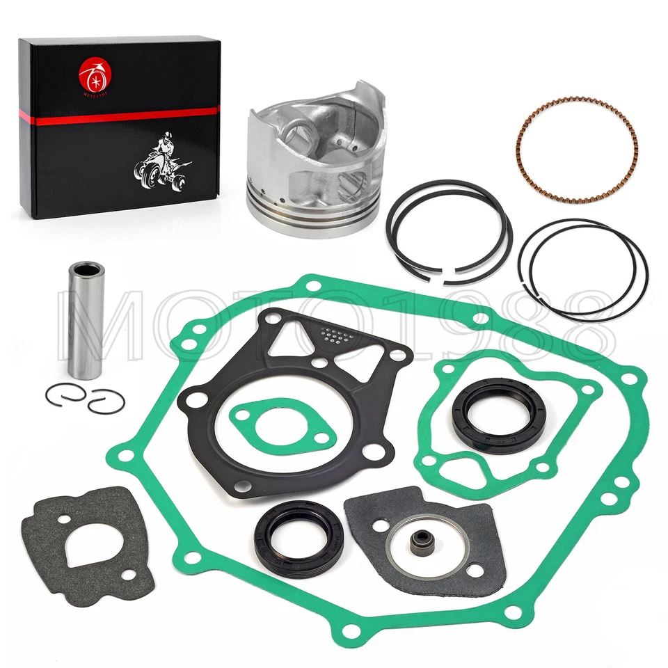 Kit de junta de anillo de pistón 285cc 0,50 mm de gran tamaño para carrito de golf Yamaha G2 G5 G8 G9 G11 Foto 2 de 4
