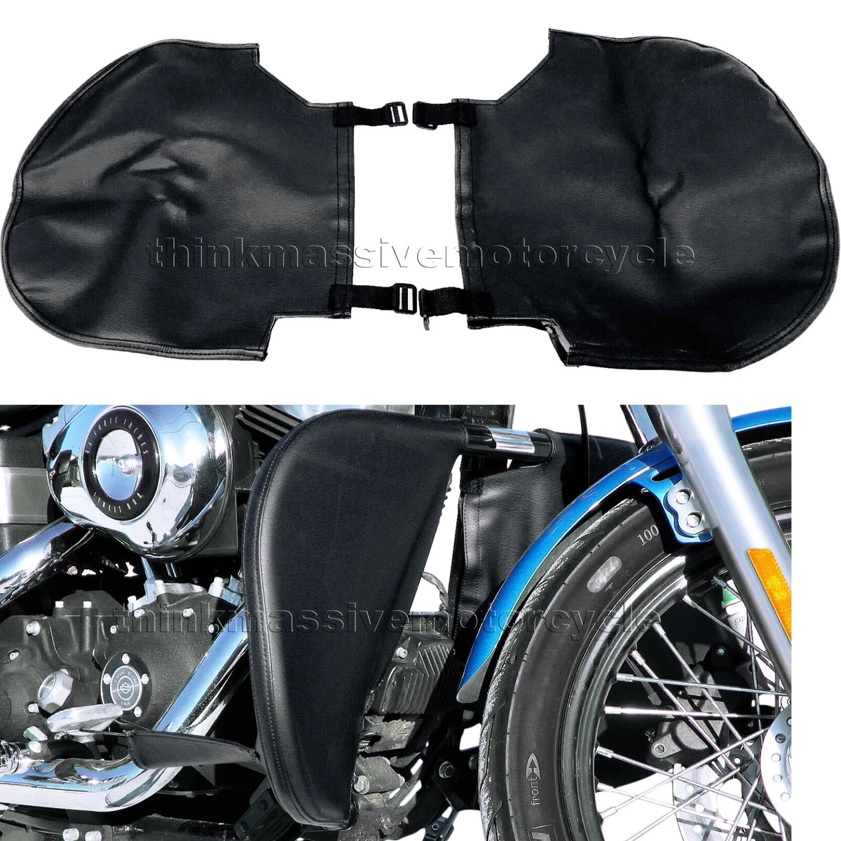 Motorcycle engine guard chaps outlet