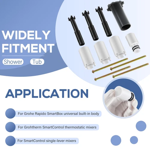 For Grohtherm SmartControl Trims For Grohe Universal Extension Kit 25MM 14048000 - Picture 7 of 14