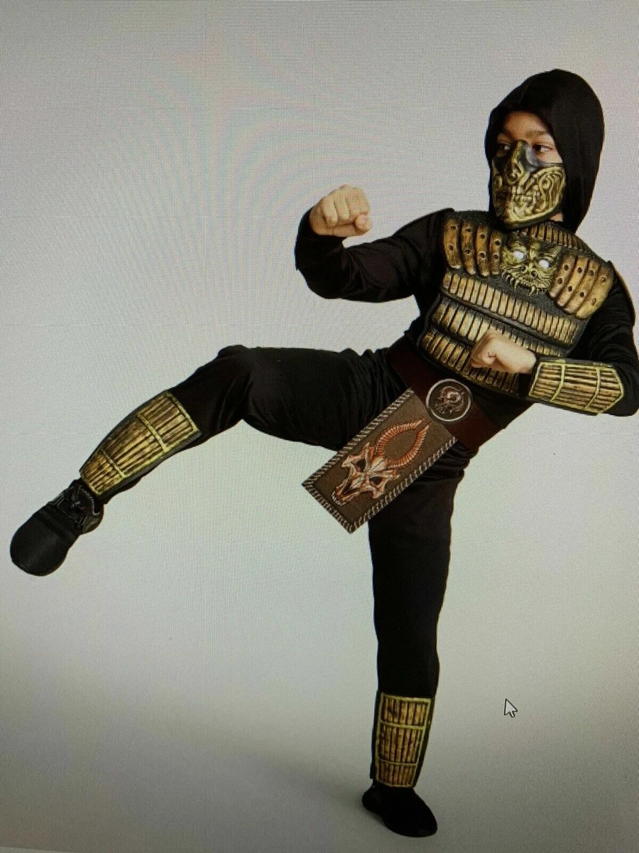 Hyde & EEK! Boutique Kids' Bronze Armor Ninja Halloween Costume | EBay