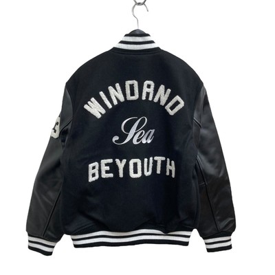 WIND AND SEA BEYOUTH Varsity Jacket Navy