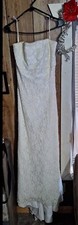 Davids Bridal GALINA wedding dress/ gown size 16 Beautiful Beaded Lace