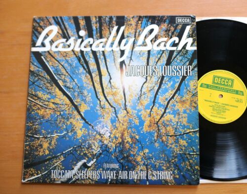 Jacques Loussier Basically Bach 1982 NM Decca Compilation TAB 4 - 第 1/6 張圖片