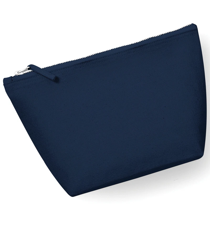 Canvas Accessory Bag Westford Mill Reusable Cotton Zip Carrier Sack Shopper Tote - Image 3 of 4