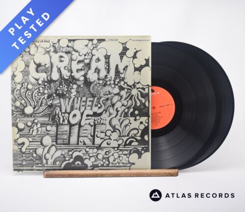 Cream - Wheels Of Fire - Repress Gatefold G8 Double LP Vinyl Record - VG+/EX - Afbeelding 1 van 5