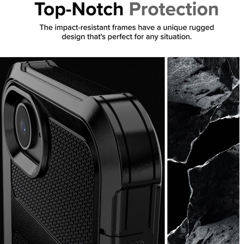 Für Apple iPhone 16e Hülle Stoßfest Robust Hybrid Hard Cover/Gürtelclip - Bild 25 von 38
