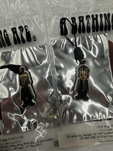 A Bathing Ape Exile ID 14 Keychain Set 2010 Full Set Brand New - Picture 8 of 21
