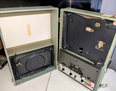 Vintage Rare Wollensak 2505 Tape Recorder 2568AV Speaker System Excellent...