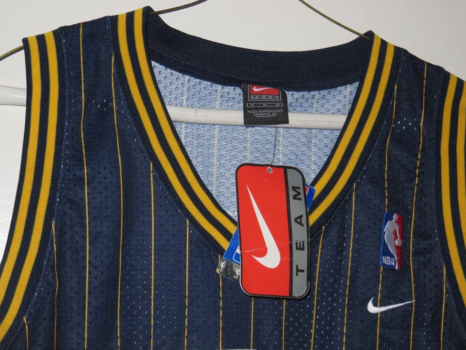 Дорожная футболка Nike Swingman Indiana Pacers Jermaine O'Neal No7 средний размер M 40 - Изображение 3 из 4