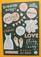 Themed Sticker Single Sheet / Wedding 