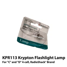 KPR113 Kr Flashlight Lamp For "C" & "D" 4-cell flashlights, RadioShack® 272-1162
