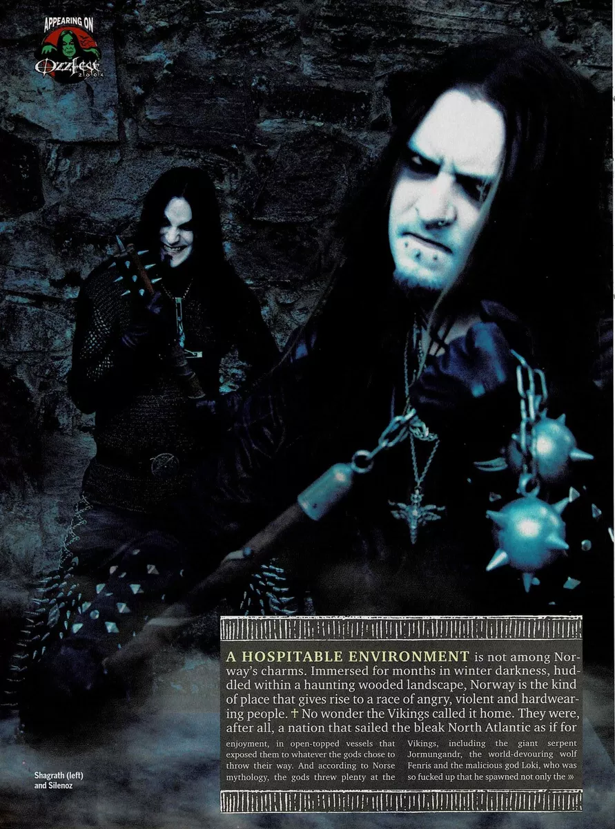 Shagrath  Dimmu borgir, Heavy metal music, Heavy metal art