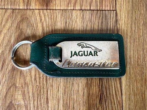 Vintage LANCASTER Jaguar Dealer Key Ring /Chain - Jaguar Cars RARE COLLECTIBLE