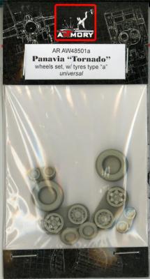 Armory Models 1/48 PANAVIA TORNADO TYPE A WHEEL SET Resin Set