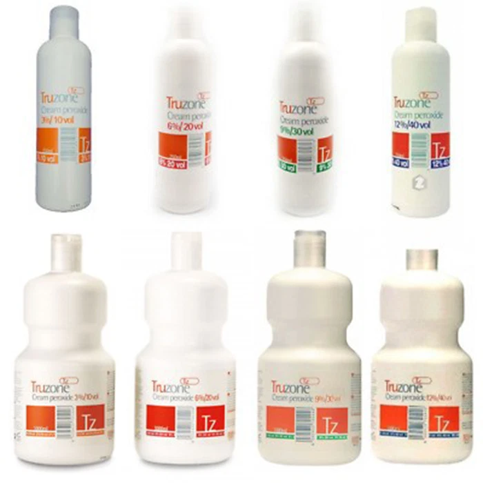 Truzone Cream Peroxide Hair Color Styling Tone Developer Bleach 250ml , 1000ml