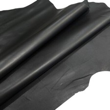 Premium Quality Lambskin Nappa Leather Hide 1.5 oz Black 4-8 Sq. Ft.