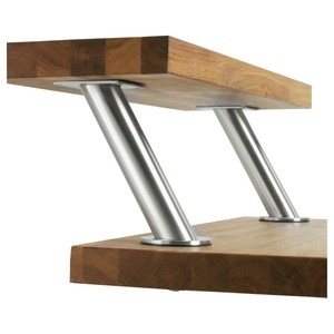 Ikea Capita 2 X Stainless Steel Angled Worktop Brackets 17 Cm