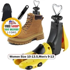 Ensanchador De Zapatos Para Hombres Y Mujeres Ajustable Para Árbol Amarillo NEW