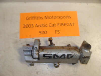 03 ARCTIC CAT FIRECAT F5 left front spindle knuckle saddle bushing pivot AWS