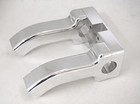 USA MADE POLISHED 4" RISE PULLBACK HANDLEBAR RISERS HARLEY DYNA SOFTAIL CHOPPER