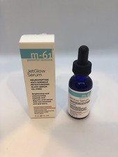 M-61 Powerful Skincare JetGlow Serum Neuropeptide Anti-Wrinkle Glow Serum 1 Oz