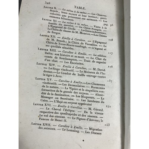 Rousse Instinct, moeurs et sagacité des Animaux ou Lettres de Deux Amis sur l'Hi - Imagen 10 de 12