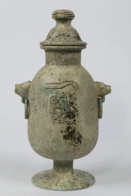 The MAGICAL Sekhmet jar - A masterpiece hand carved from a single rock 