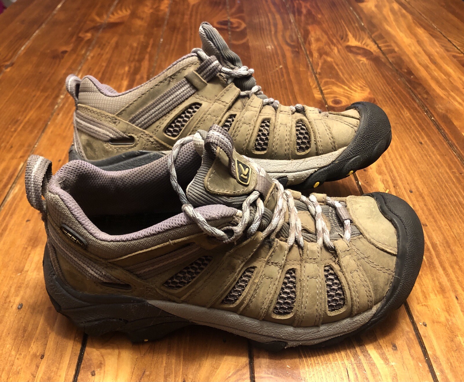 Scarpe da trekking Keen donna Voyageur marrone pelle ventilata 5258 CHSB taglia 5 0