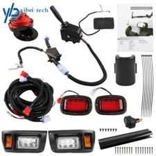 Golf Cart LED Light Kit For Club Car DS W/ Headlight Tail Lights Horn Brake 12V