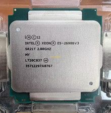 Intel Xeon E5-2698B V3 135W 2.0 GHz 40MB SR21T 16C 32T LGA2011-3 CPU Processor